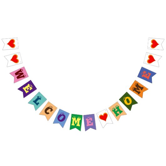 WELKOM HOME Bunting Flags Vlaggetjes (Alle)