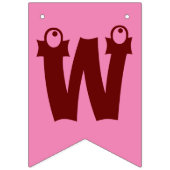 WELKOM HOME Bunting Flags Vlaggetjes (Derde vlag)