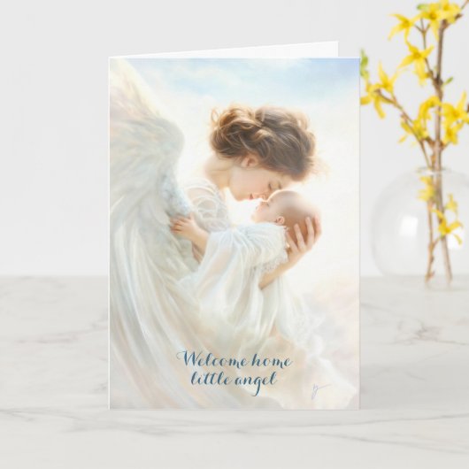 Welkom Home Condoleance Kaart (Gele Bloem)