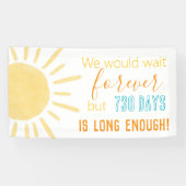 Welkom Home Dagen weg Spandoek (Horizontaal)