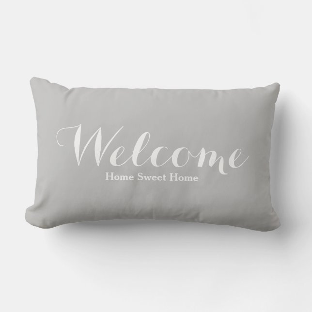 Welkom Home Decorative Pillow Kussen (Voorkant)