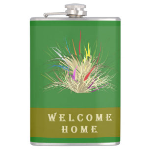 WELKOM HOME DESIGN AARDE KLEUREN TWEETONIG GROEN HEUPFLES