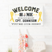 Welkom Home Geel lint Implementatie Spandoek (Insitu)