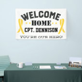 Welkom Home Geel lint Implementatie Spandoek (Beurs)