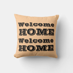 Welkom Home Gepersonaliseerd Designer Pillow Kussen