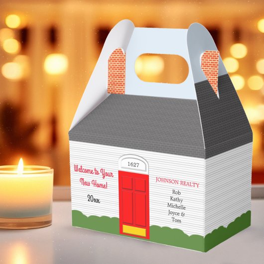 Welkom Home Gepersonaliseerde Housewarming Treat B Bedankdoosjes