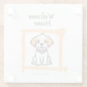 Welkom Home Glas Onderzetter (Achterkant)