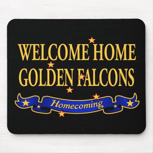Welkom Home Golden Falcons Muismat (Voorkant)