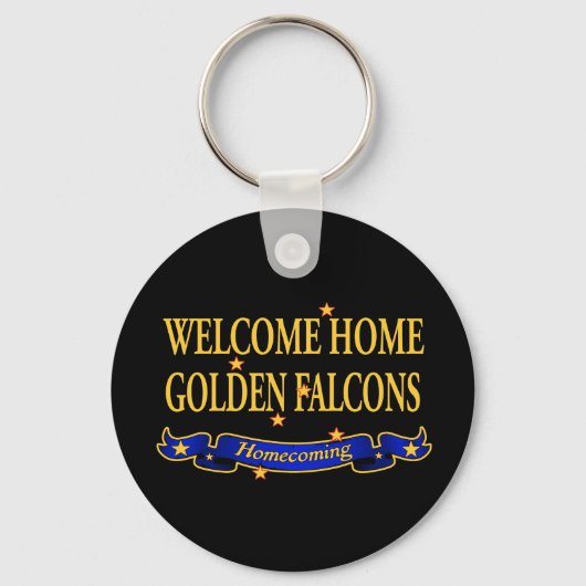 Welkom Home Golden Falcons Sleutelhanger (Voorkant)