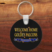 Welkom Home Golden Falcons Sleutelhanger (Voorkant)