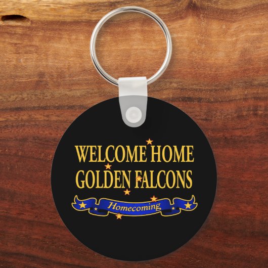 Welkom Home Golden Falcons Sleutelhanger (Voorkant)