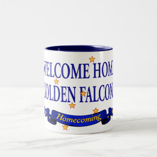 Welkom Home Golden Falcons Tweekleurige Koffiemok