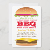 Welkom Home Hero Party Burger en BBQ Kaart (Voorkant)