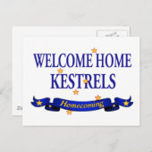Welkom Home Kestrels Briefkaart (Voorkant / Achterkant)
