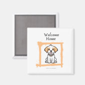 Welkom Home Koelkast Magneet (Voorkant / Achterkant)