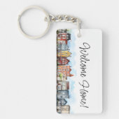Welkom Home Makelaar Gift Sleutelhanger (Voorkant)
