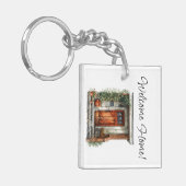 Welkom Home Makelaar Gift Sleutelhanger (Voorkant Links)
