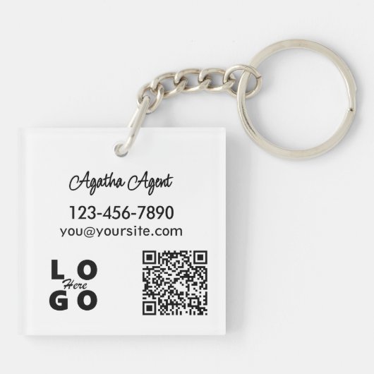 Welkom Home Makelaar Gift Sleutelhanger (Achterkant)