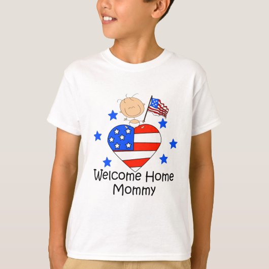 Welkom Home mammie Baby T-shirt (Voorkant)