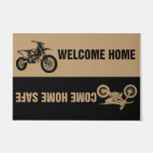 Welkom Home Mat, Fietsgeschenk, Fietsdeurmat Deurmat (Voorkant)
