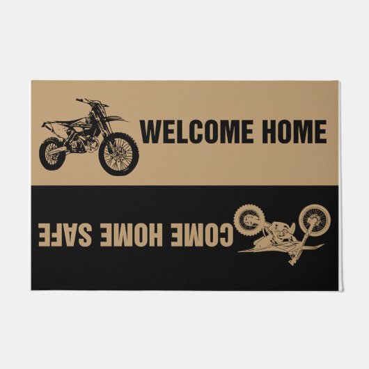 Welkom Home Mat, Fietsgeschenk, Fietsdeurmat Deurmat (Voorkant)