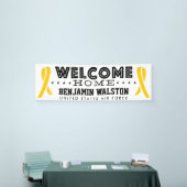 Welkom Home Militair Geel Lint Banner (Beurs)