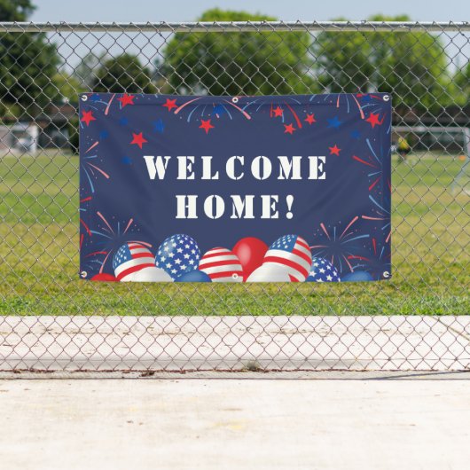 Welkom Home Militair Leger Patriottisch Spandoek (Insitu)