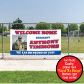 Welkom Home Militaire Banner