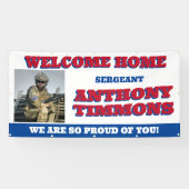 Welkom Home Militaire Banner (Horizontaal)