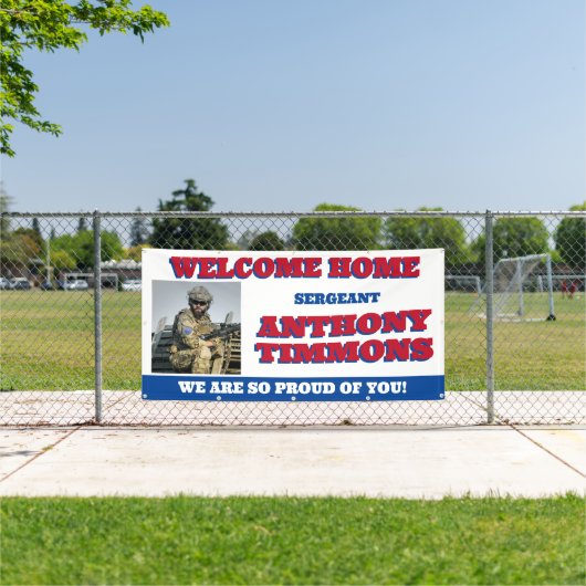 Welkom Home Militaire Banner (Insitu)