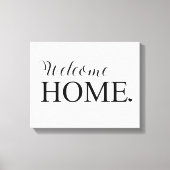 Welkom Home Muur Canvas (Voorkant)