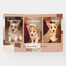 Welkom Home Nieuwe Puppy, Puppy Douche Spandoek