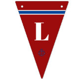 Welkom Home Papa Classic Nautisch Anker Stripes Vlaggetjes (Derde vlag)