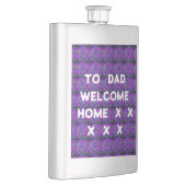 WELKOM HOME PAPA KLEUR PAARSE GEMENGD FLACON (Rechts)