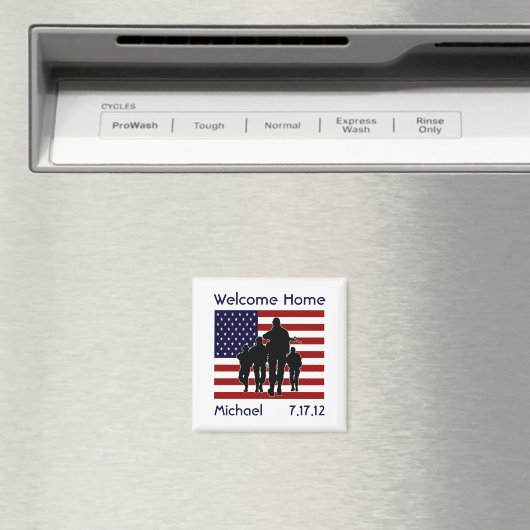 Welkom Home Personalized Magnet Favor (Insitu (Vaatwasser))