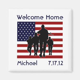 Welkom Home Personalized Magnet Favor