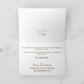 Welkom Home Realtor Client Minimalist Elegant Bedankkaart (Binnen)