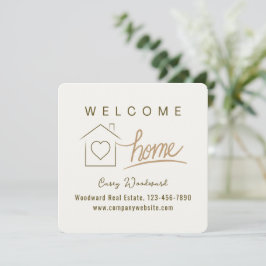 Welkom Home Realtor Gefeliciteerd Minimalist