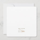 Welkom Home Realtor Gefeliciteerd Minimalist (Achterkant)