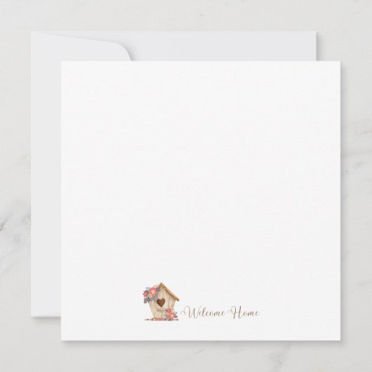 Welkom Home Realtor Gepersonaliseerd (Achterkant)