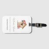 Welkom Home Realtor Gepersonaliseerd Bagagelabel (Voorkant (horizontaal))