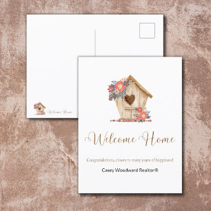 Welkom Home Realtor Gepersonaliseerd Briefkaart