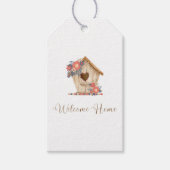Welkom Home Realtor Gepersonaliseerd Cadeaulabel (Voorkant)