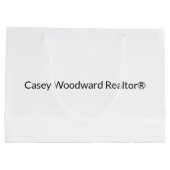 Welkom Home Realtor Gepersonaliseerd Groot Cadeauzakje (Achterkant)