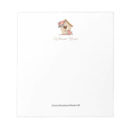 Welkom Home Realtor Gepersonaliseerd Notitieblok