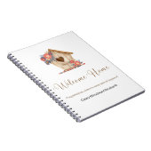 Welkom Home Realtor Gepersonaliseerd Notitieboek (Rechterzijde)