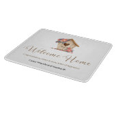 Welkom Home Realtor Gepersonaliseerd Snijplank (Hoek)