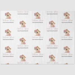 Welkom Home Realtor Gepersonaliseerd Tissuepapier