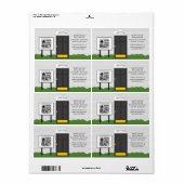 Welkom Home Realtor Logo Nieuw Home Etiket (Full Sheet)