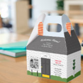 Welkom Home Realtor Logo nieuwe startdoos Bedankdoosjes